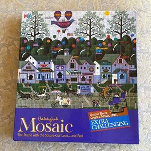 Unique mosaic style jigsaw puzzle